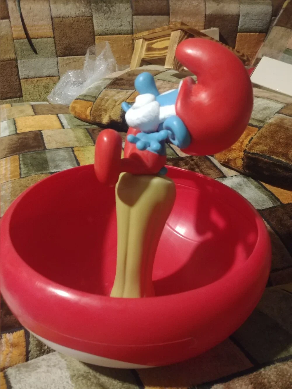 Smurf popcorn bucket Collectible